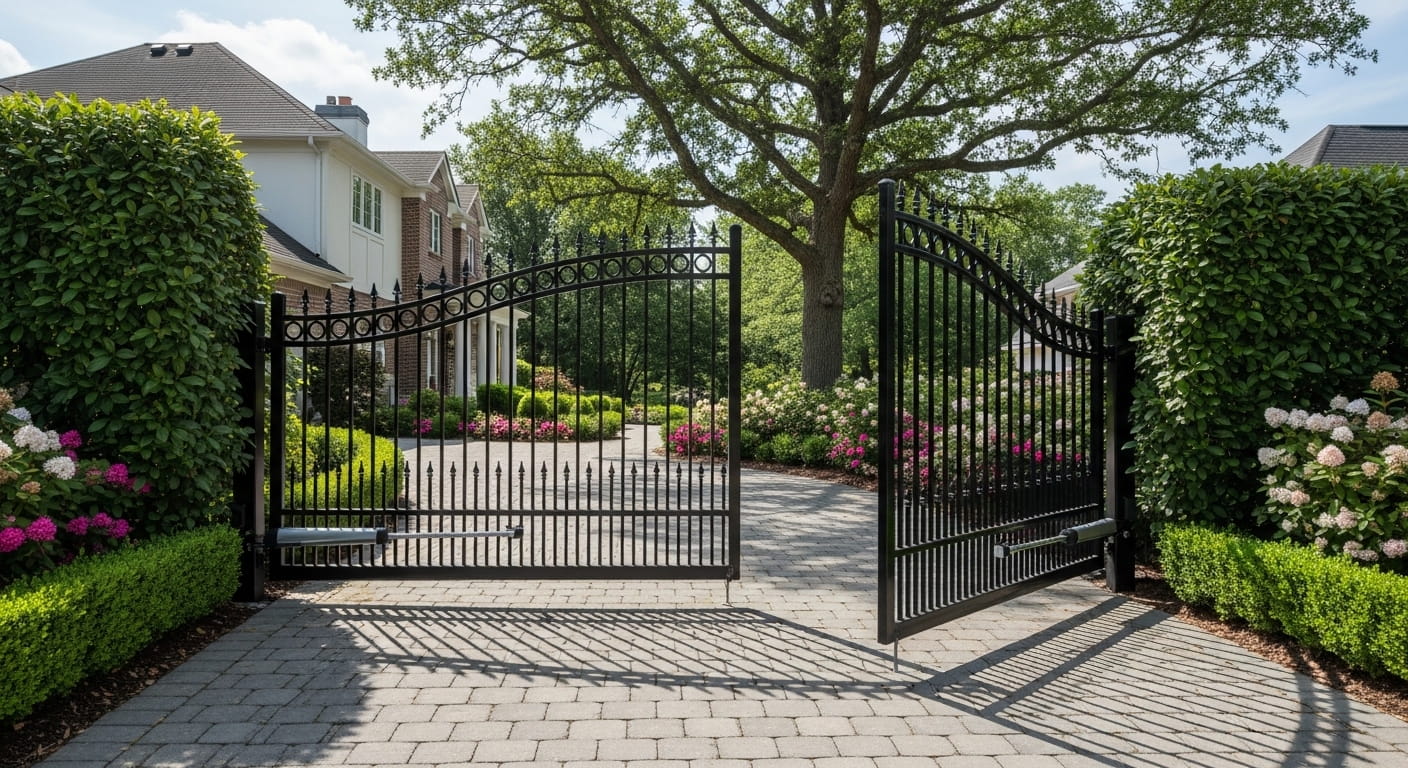 Electric gate installation by AGS Ltd